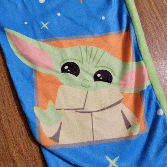 Star Wars The Mandalorian Grogu Baby Yoda Pajama Blanket Sleepee 1 Piece Size 7 - Picture 5 of 9